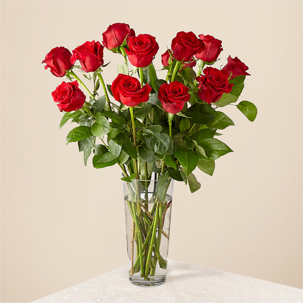 Long Stem Red Rose Bouquet – A Bloom Depot, Pomona CA