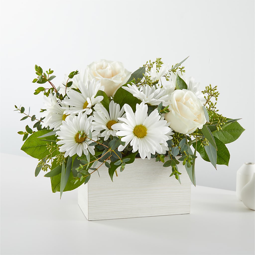 Fresh Linen Box Bouquet – A Bloom Depot, Pomona CA