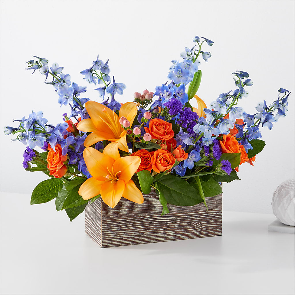 Radiant Citrus Box Bouquet – A Bloom Depot, Pomona CA