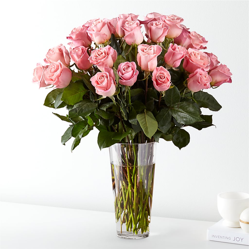 Long Stem Pink Rose Bouquet – A Bloom Depot, Pomona CA