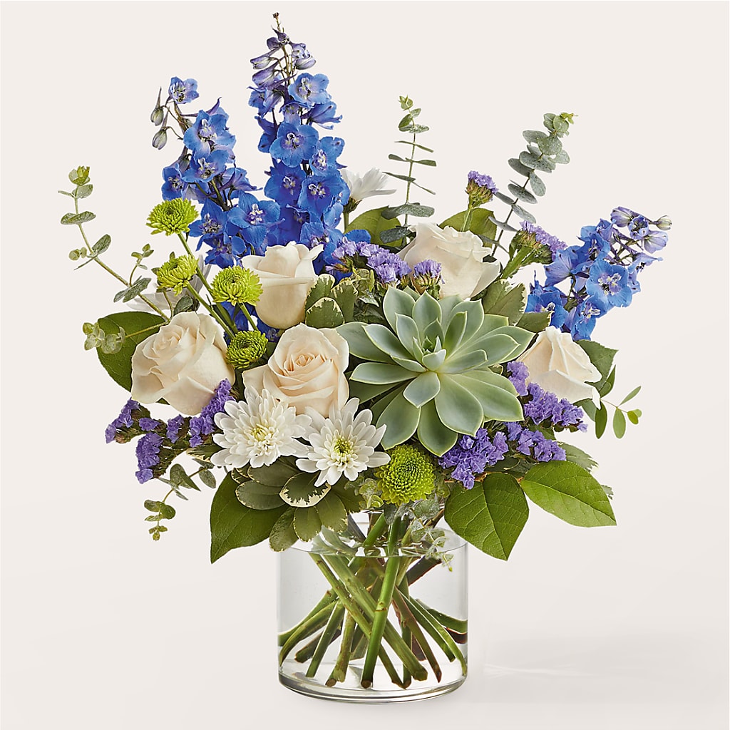 Cerulean Waves Bouquet – A Bloom Depot, Pomona CA