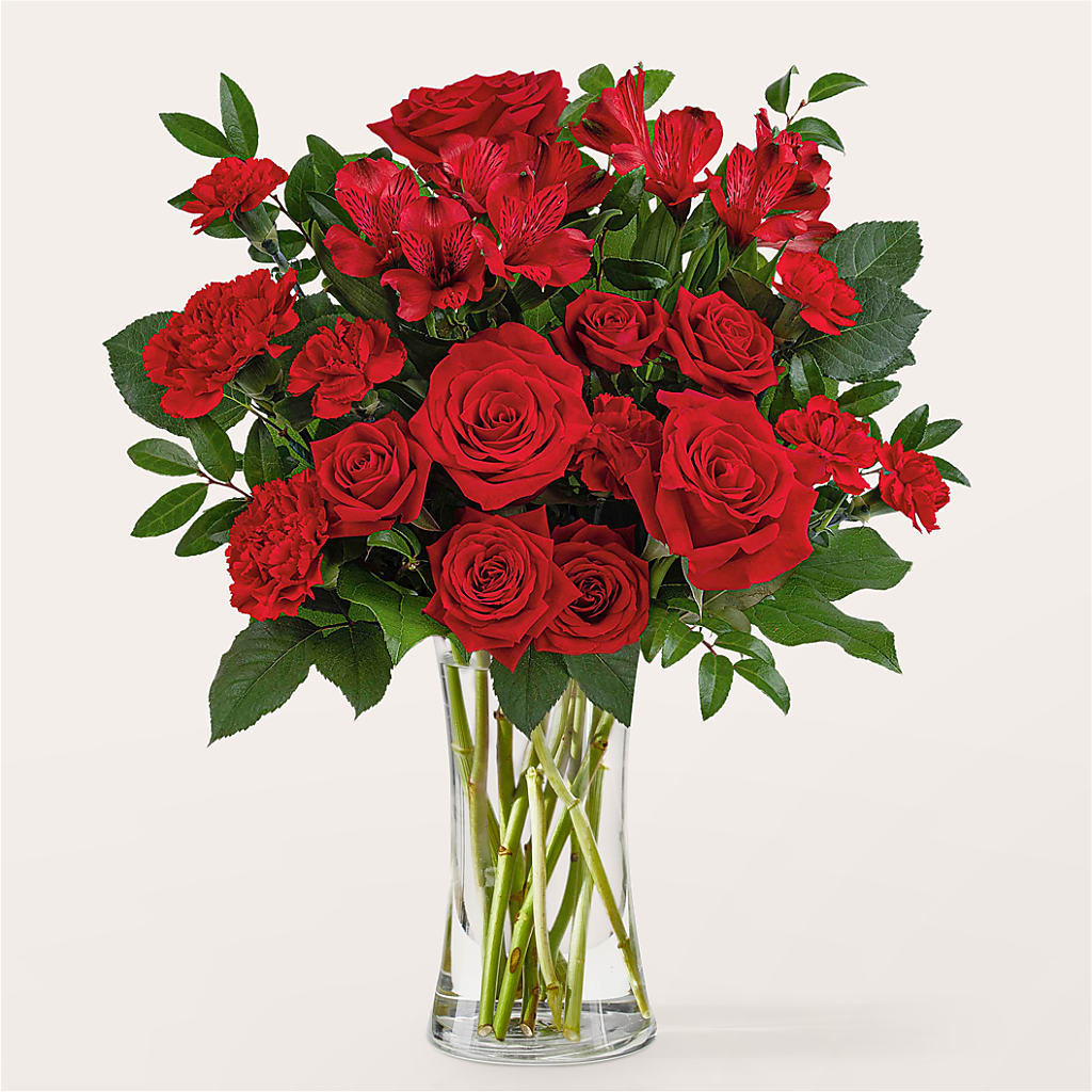 Brilliant Ruby Bouquet – A Bloom Depot, Pomona CA
