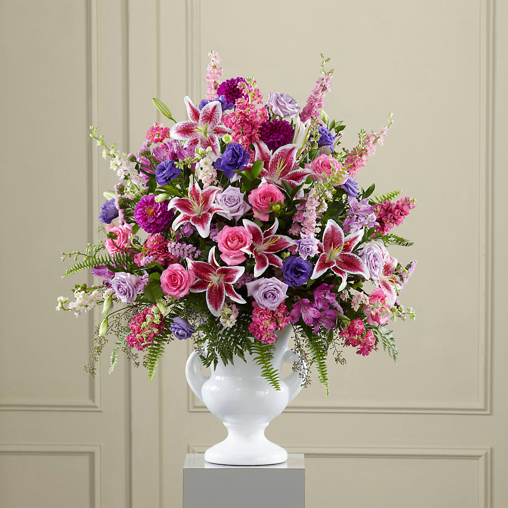 Peaceful Tribute Arrangement – A Bloom Depot, Pomona CA