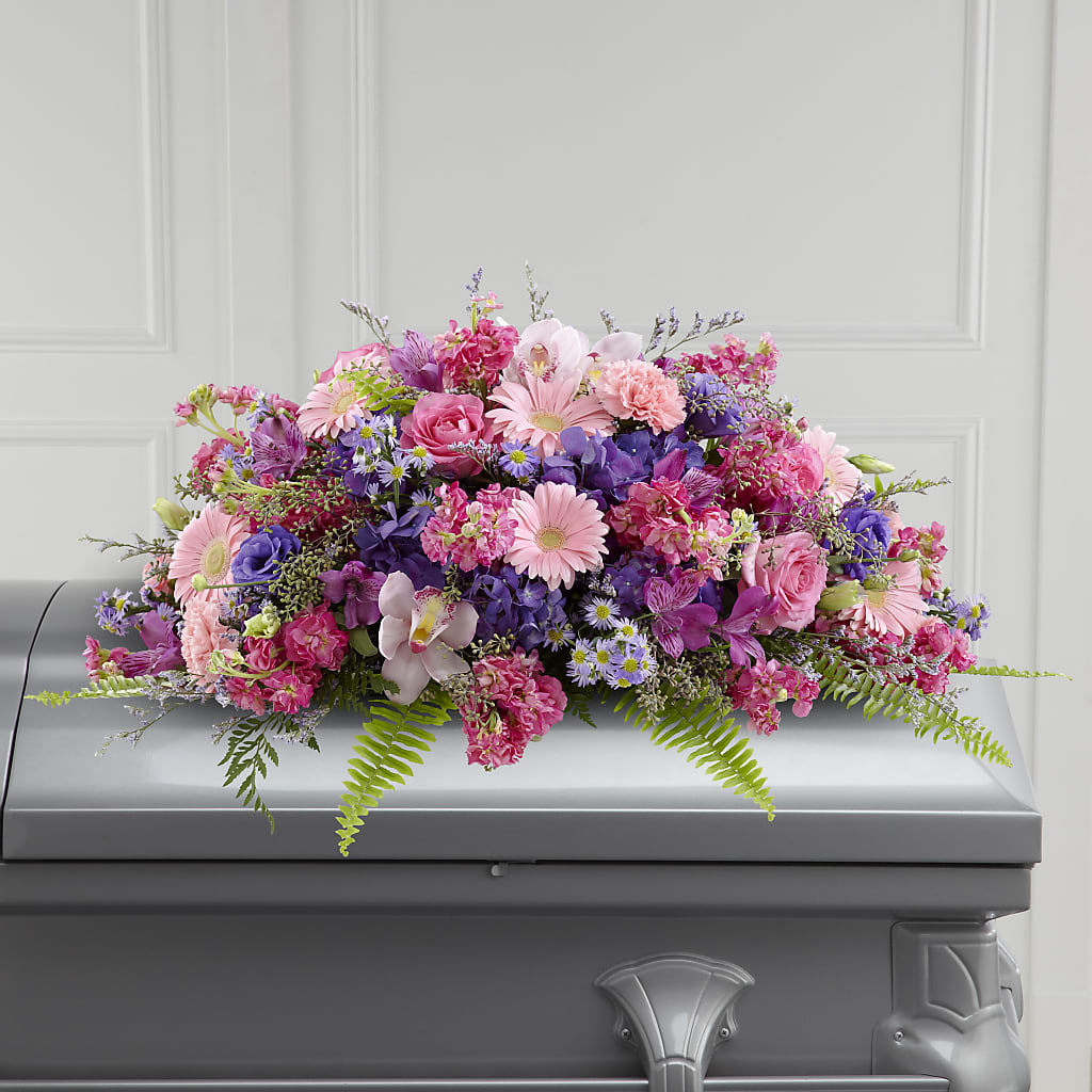 Glorious Garden Casket Spray – A Bloom Depot, Pomona CA