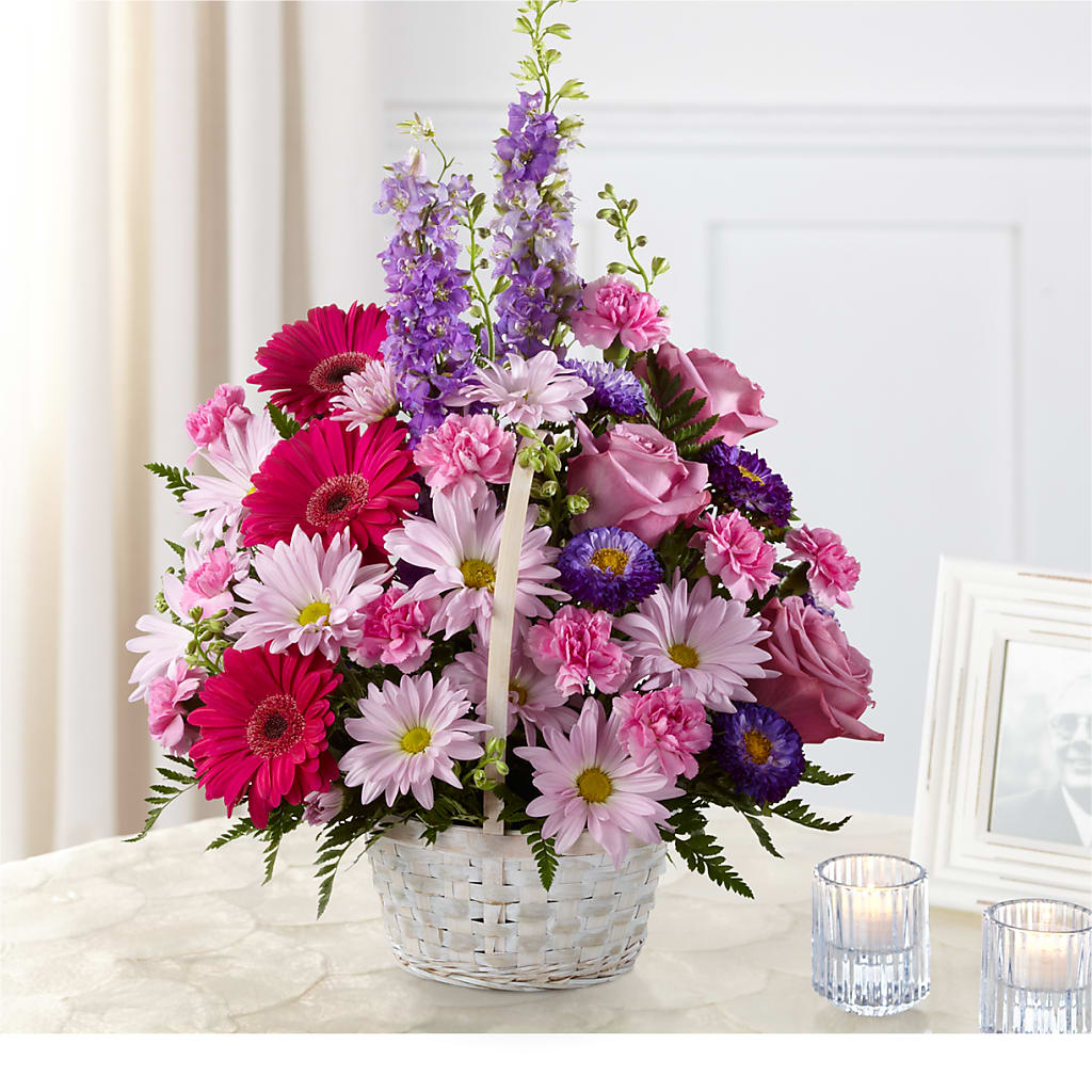 Pastel Peace Basket – A Bloom Depot, Pomona CA