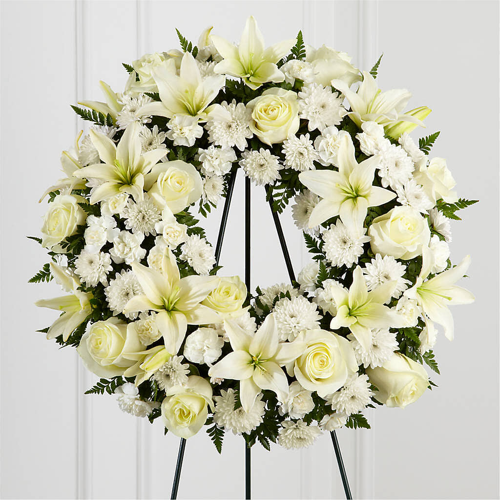 Treasured Tribute Wreath – A Bloom Depot, Pomona CA