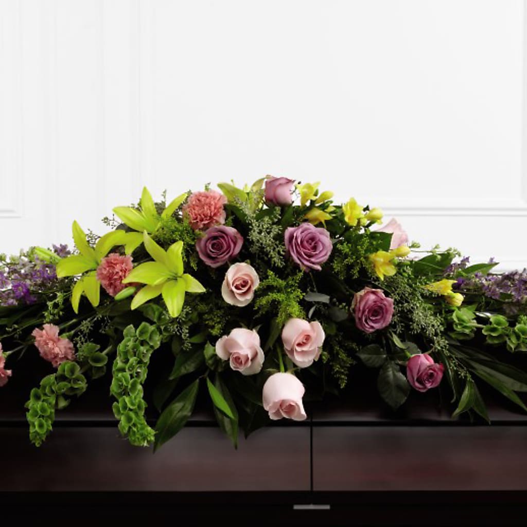 Forever Beloved Casket Spray – A Bloom Depot, Pomona CA