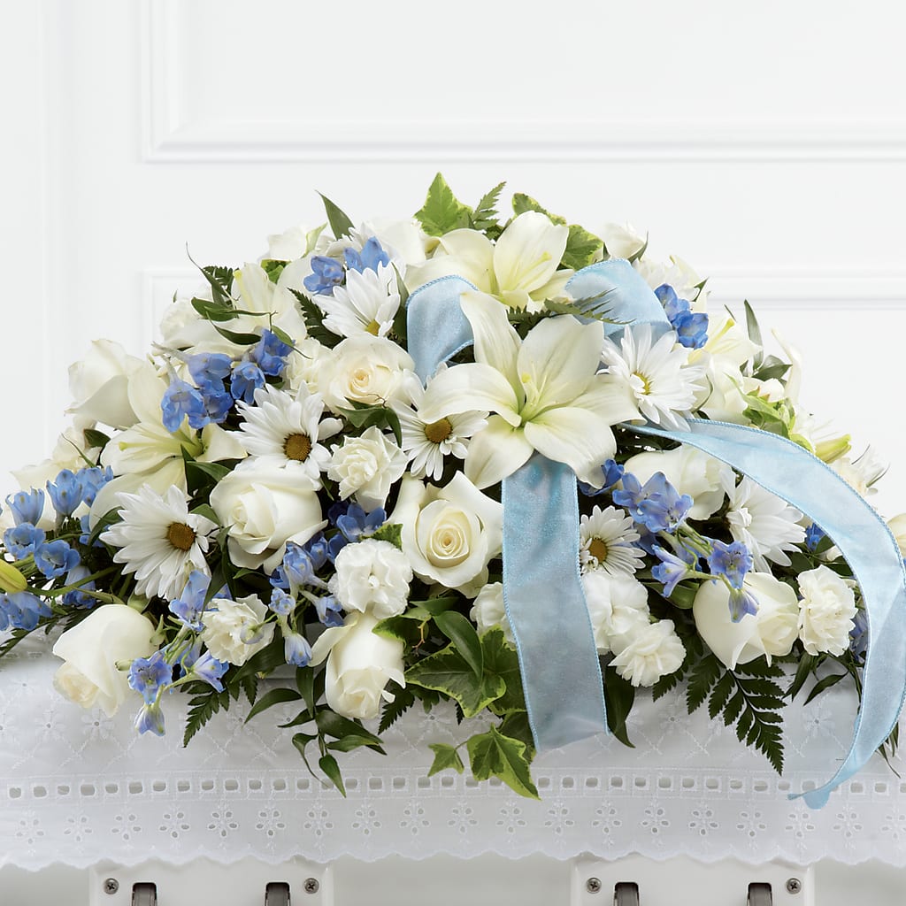 Tender Treasure Casket Spray – A Bloom Depot, Pomona CA