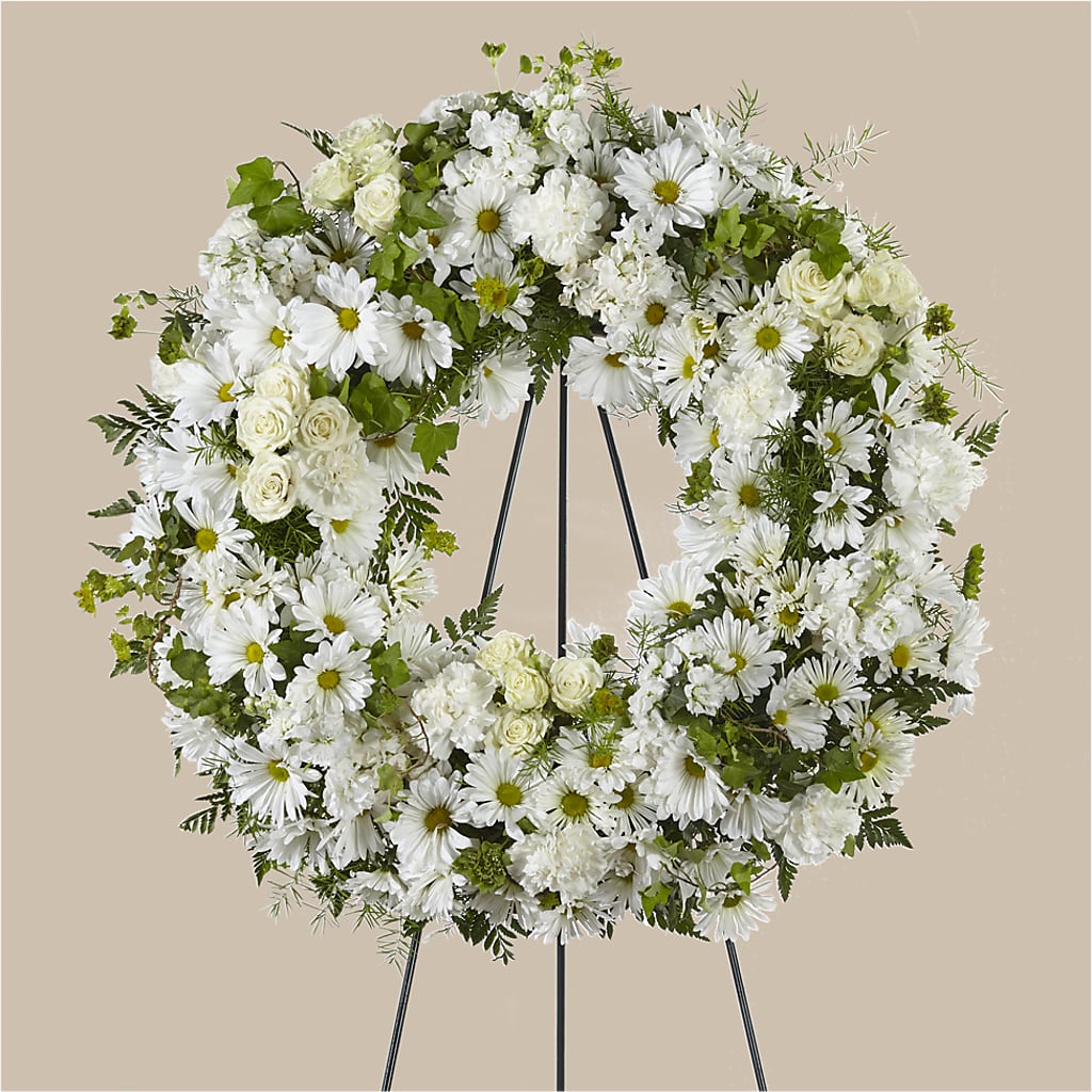 Faithful Wishes Wreath – A Bloom Depot, Pomona CA