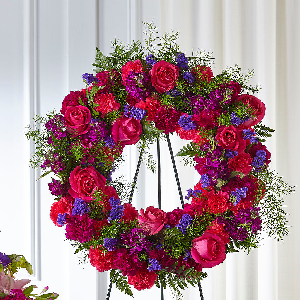 Calming Colors Wreath – A Bloom Depot, Pomona CA
