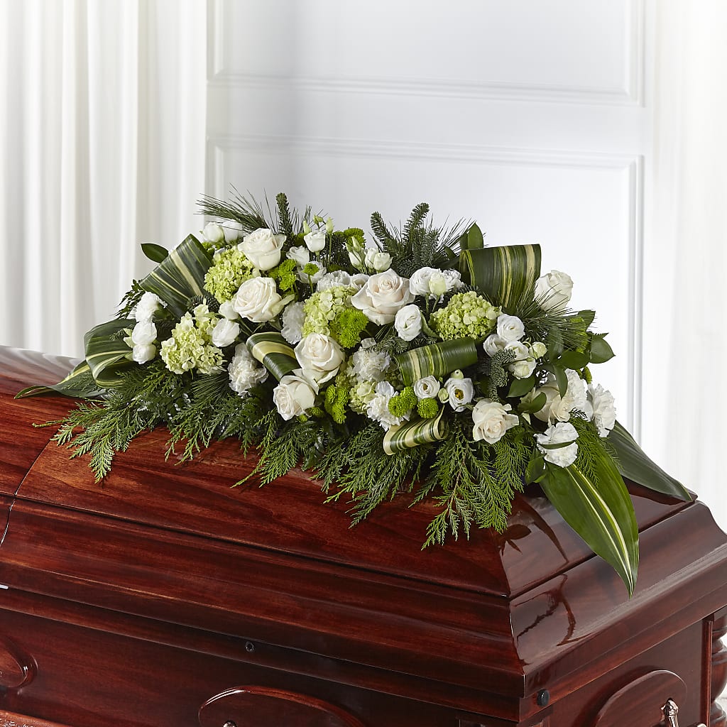 Hopeful Gesture Casket Spray – A Bloom Depot, Pomona CA