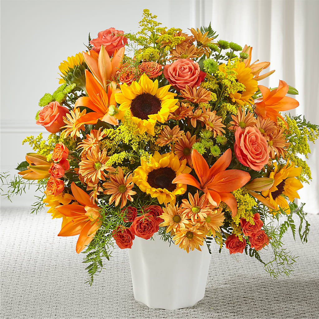 Harvest Thoughts Floor Basket – A Bloom Depot, Pomona CA
