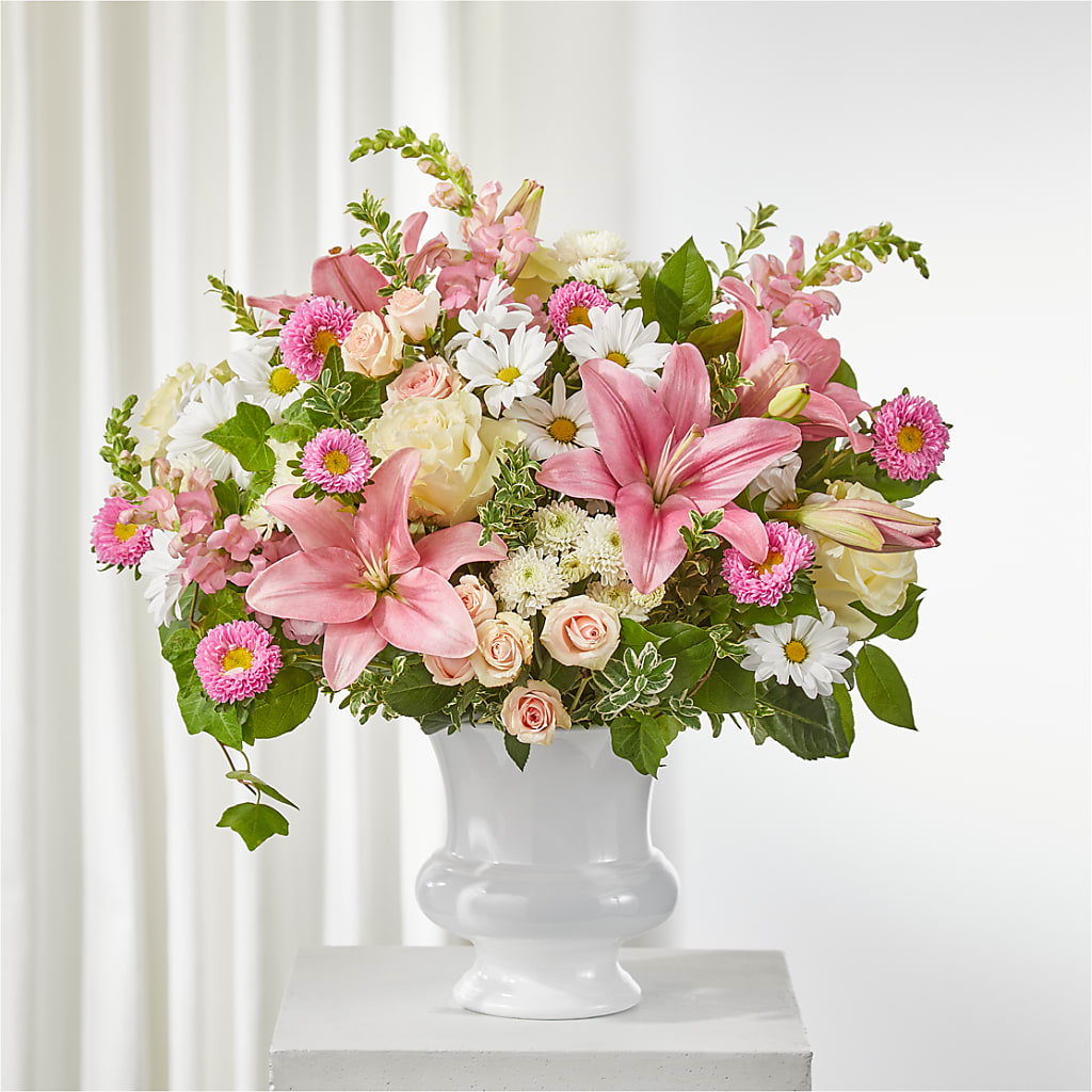 Empathetic Blooms Urn Arrangement – A Bloom Depot, Pomona CA