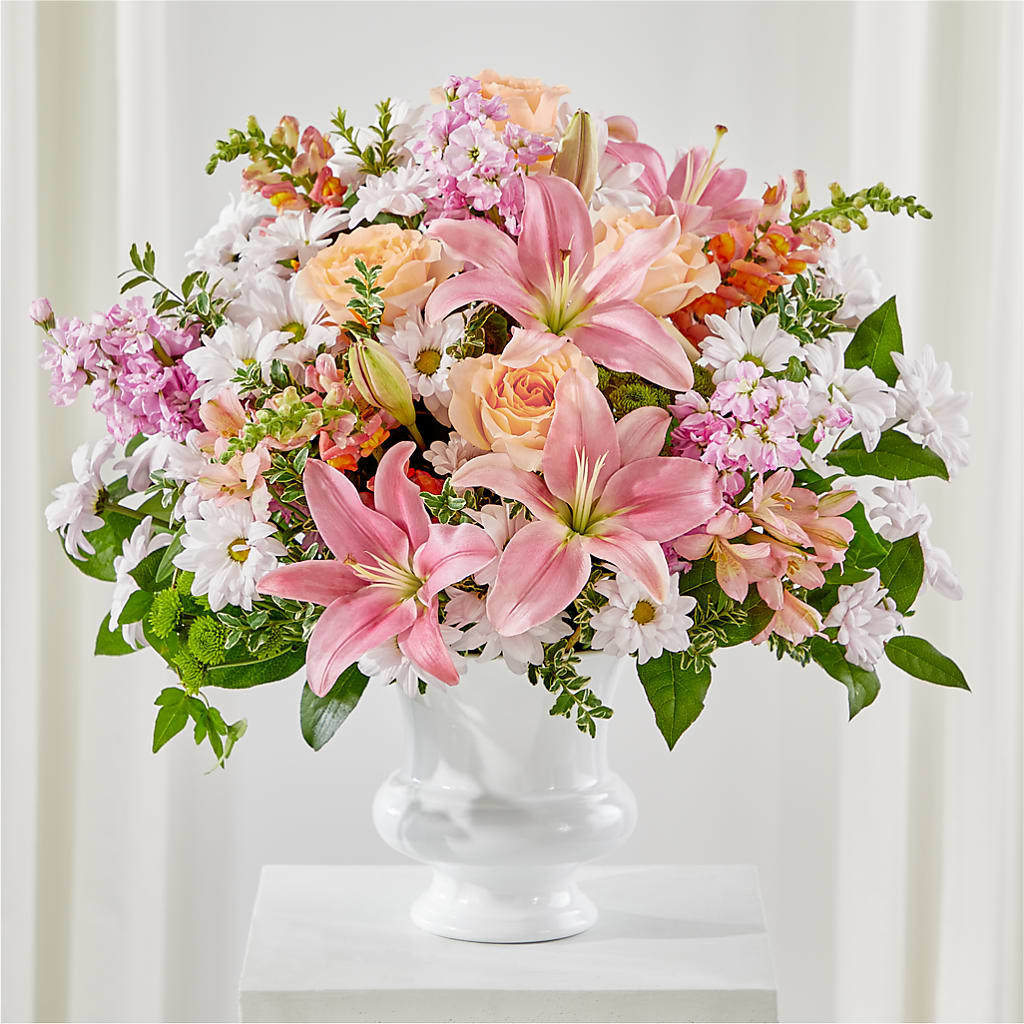 Heartfelt Gesture Urn Arrangement – A Bloom Depot, Pomona CA