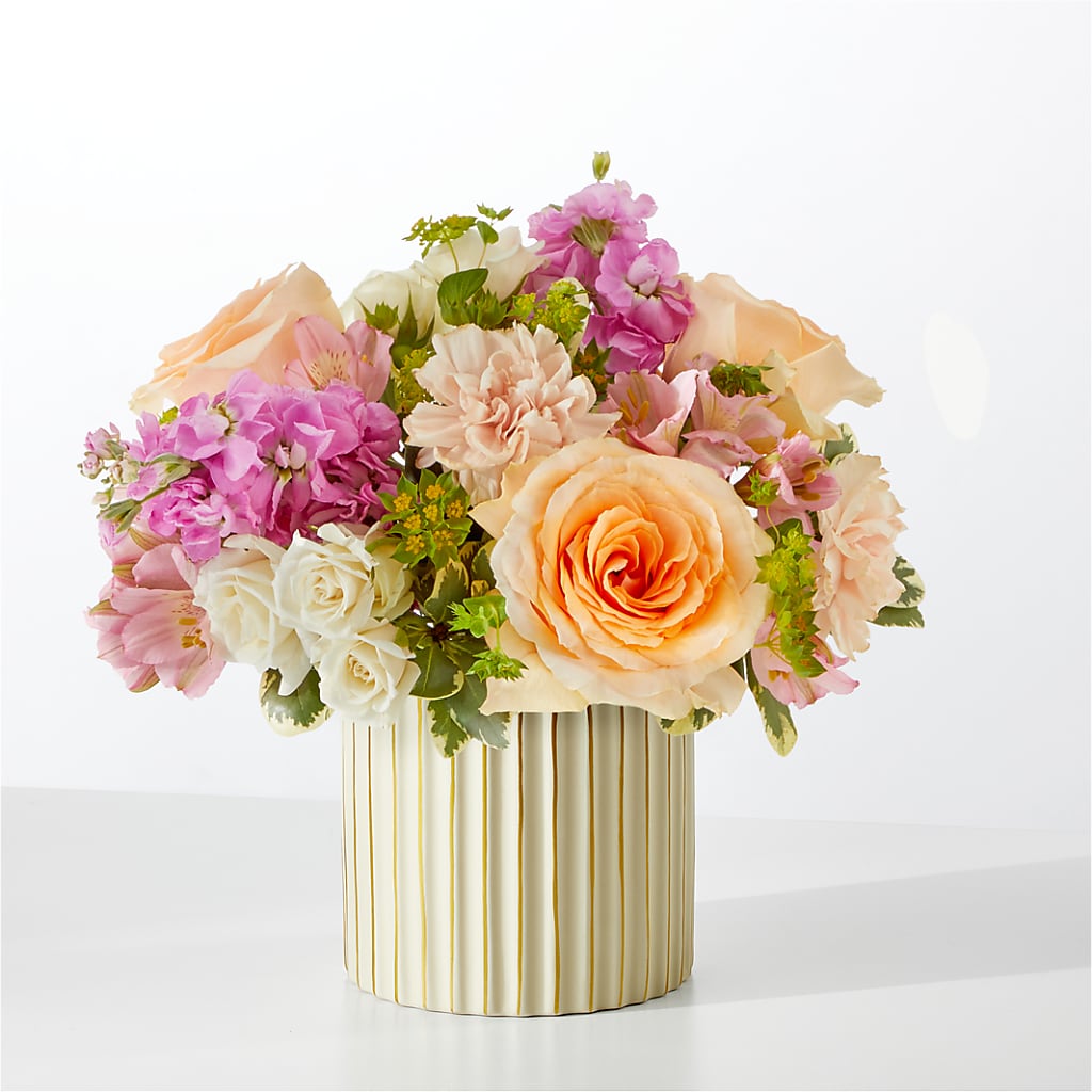 Paradise Bouquet with Ivory Vase – A Bloom Depot, Pomona CA