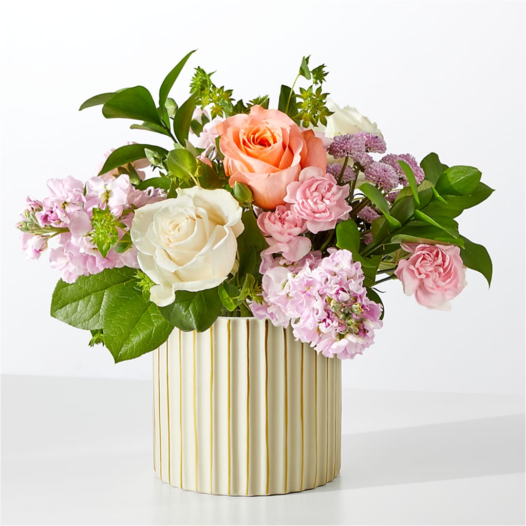 French Market Bouquet with Ivory Vase – A Bloom Depot, Pomona CA