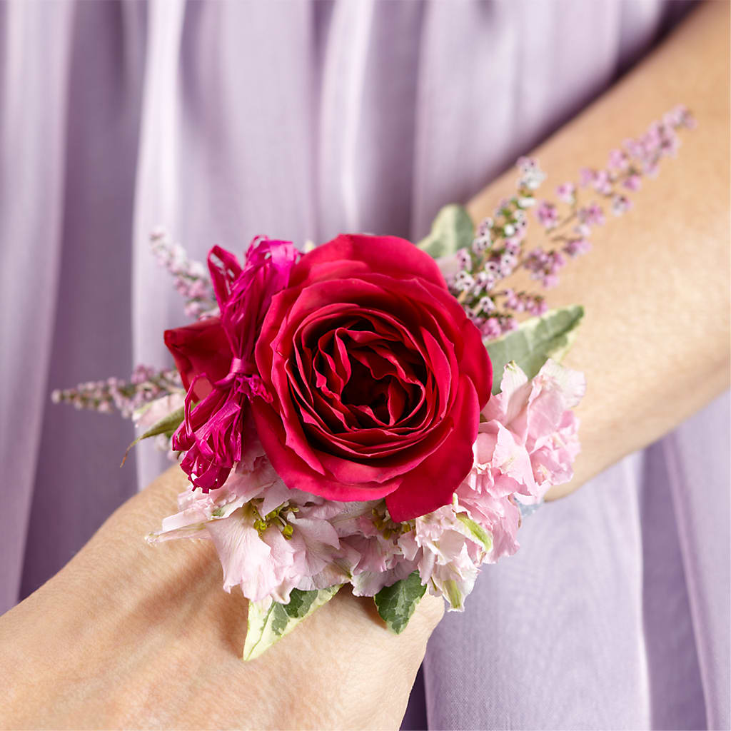 Rose Charm Corsage – A Bloom Depot, Pomona CA