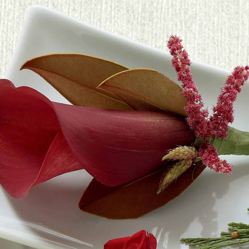 Red Calla Boutonniere – A Bloom Depot, Pomona CA