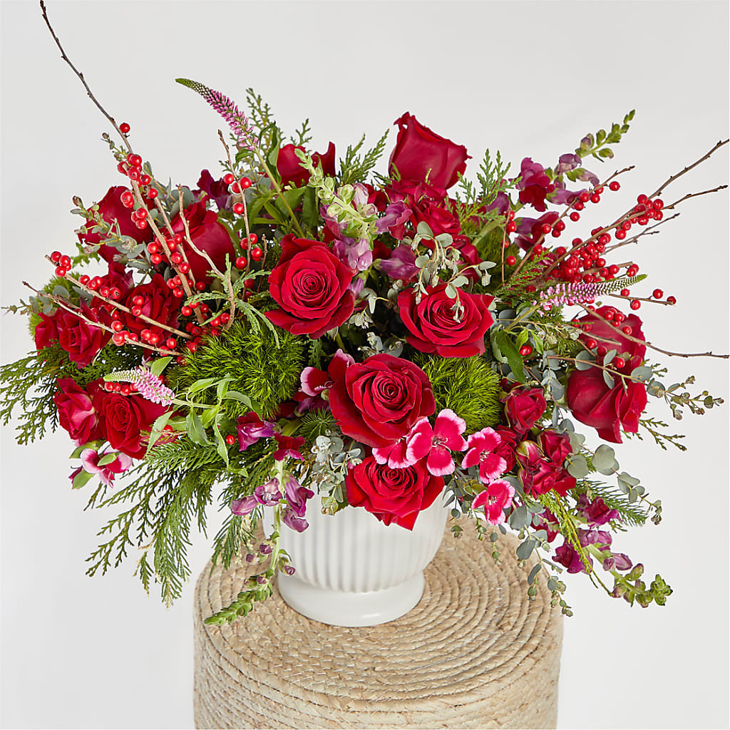 Big Red Bow Bouquet –  A Bloom Depot, Pomona CA