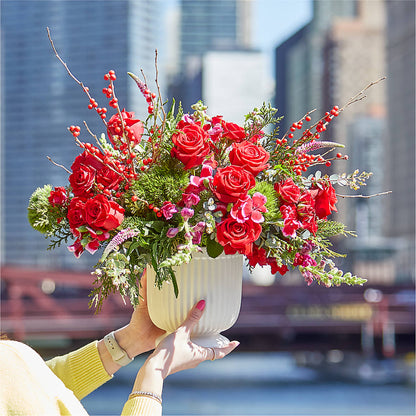 Big Red Bow Bouquet –  A Bloom Depot, Pomona CA