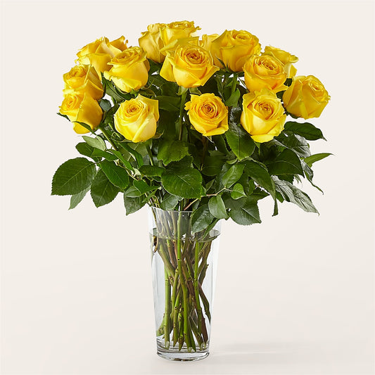 Long Stem Yellow Rose Bouquet –  A Bloom Depot, Pomona CA