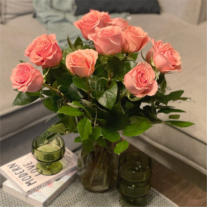 Long Stem Pink Rose Bouquet –  A Bloom Depot, Pomona CA