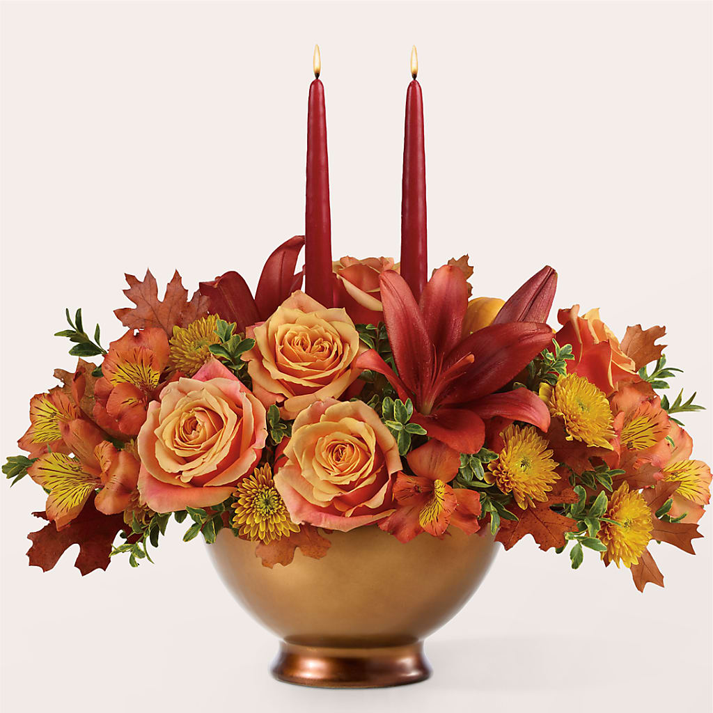 Harvest Table Centerpiece –  A Bloom Depot, Pomona CA