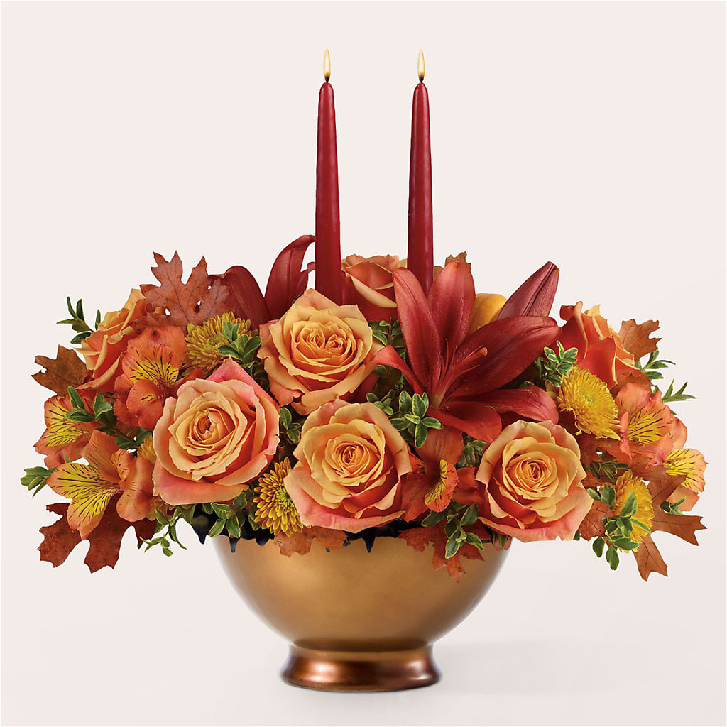 Harvest Table Centerpiece –  A Bloom Depot, Pomona CA
