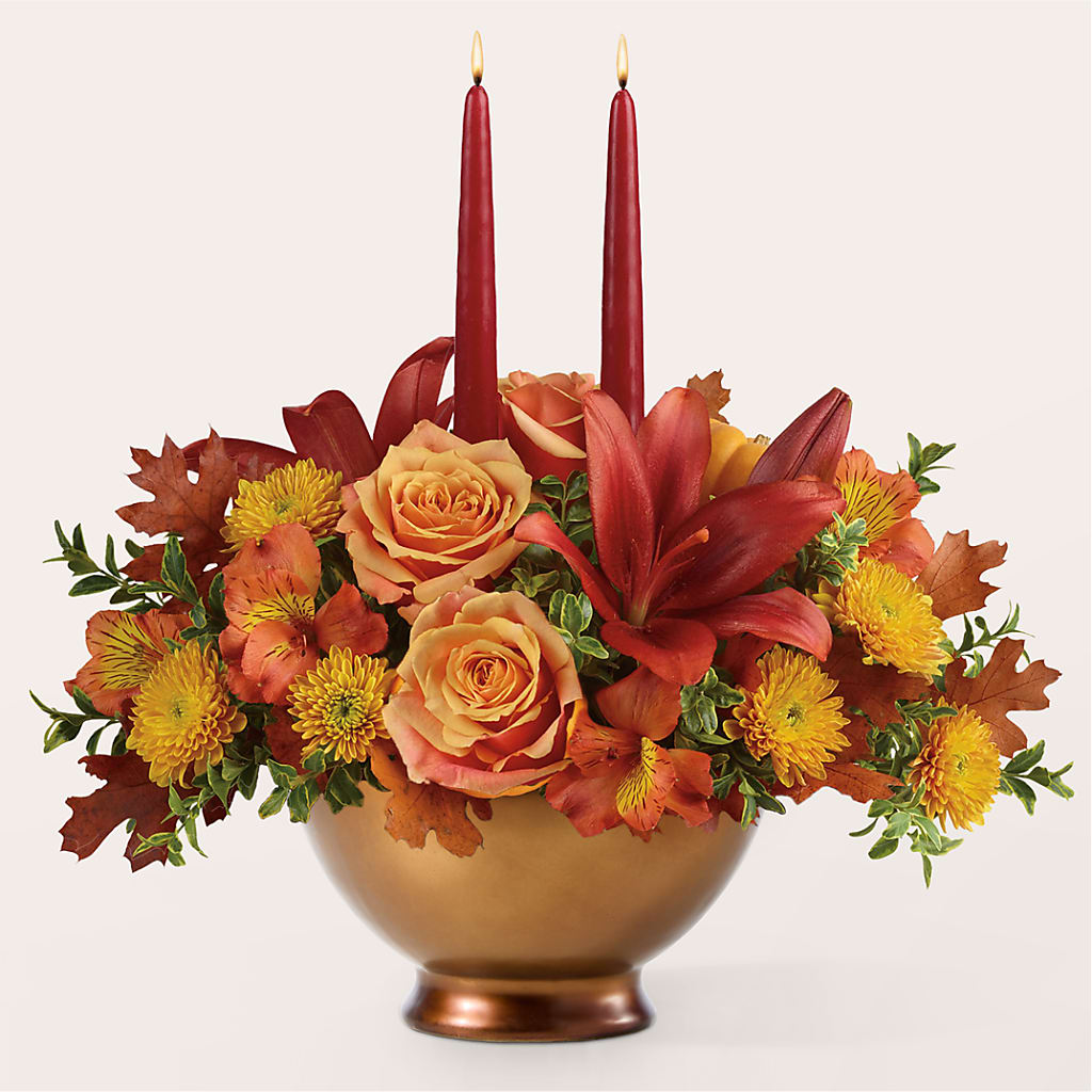 Harvest Table Centerpiece –  A Bloom Depot, Pomona CA