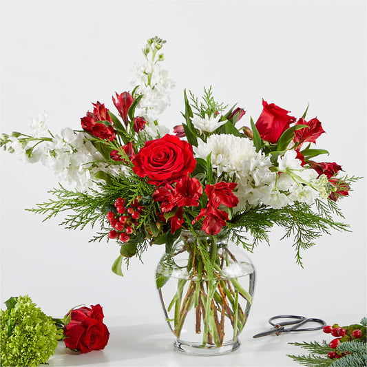 Merry Moment Bouquet – A Florist Original –  A Bloom Depot, Pomona CA