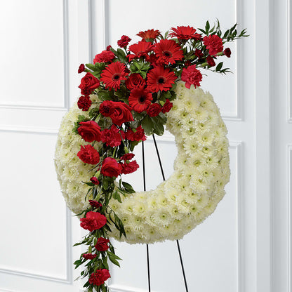 Graceful Tribute Wreath –  A Bloom Depot, Pomona CA