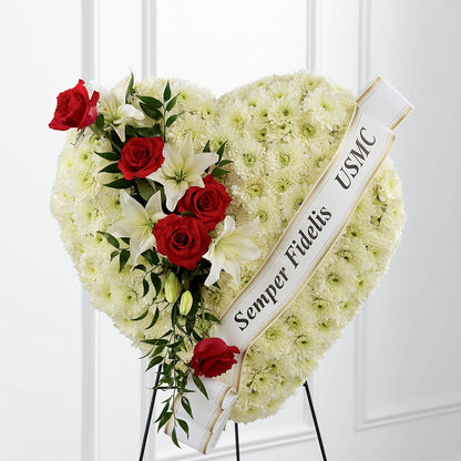 Heartfelt Hero Standing Heart –  A Bloom Depot, Pomona CA
