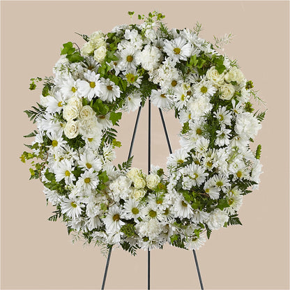 Faithful Wishes Wreath –  A Bloom Depot, Pomona CA