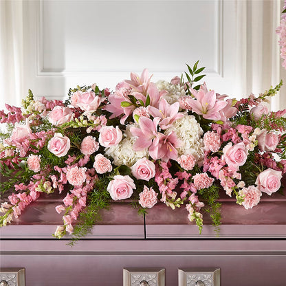 Life & Remembrance Casket Spray –  A Bloom Depot, Pomona CA