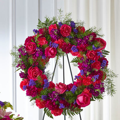 Calming Colors Wreath –  A Bloom Depot, Pomona CA