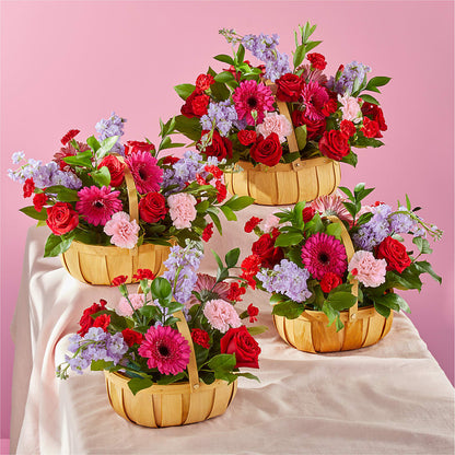Pink Picnic Basket –  A Bloom Depot, Pomona CA