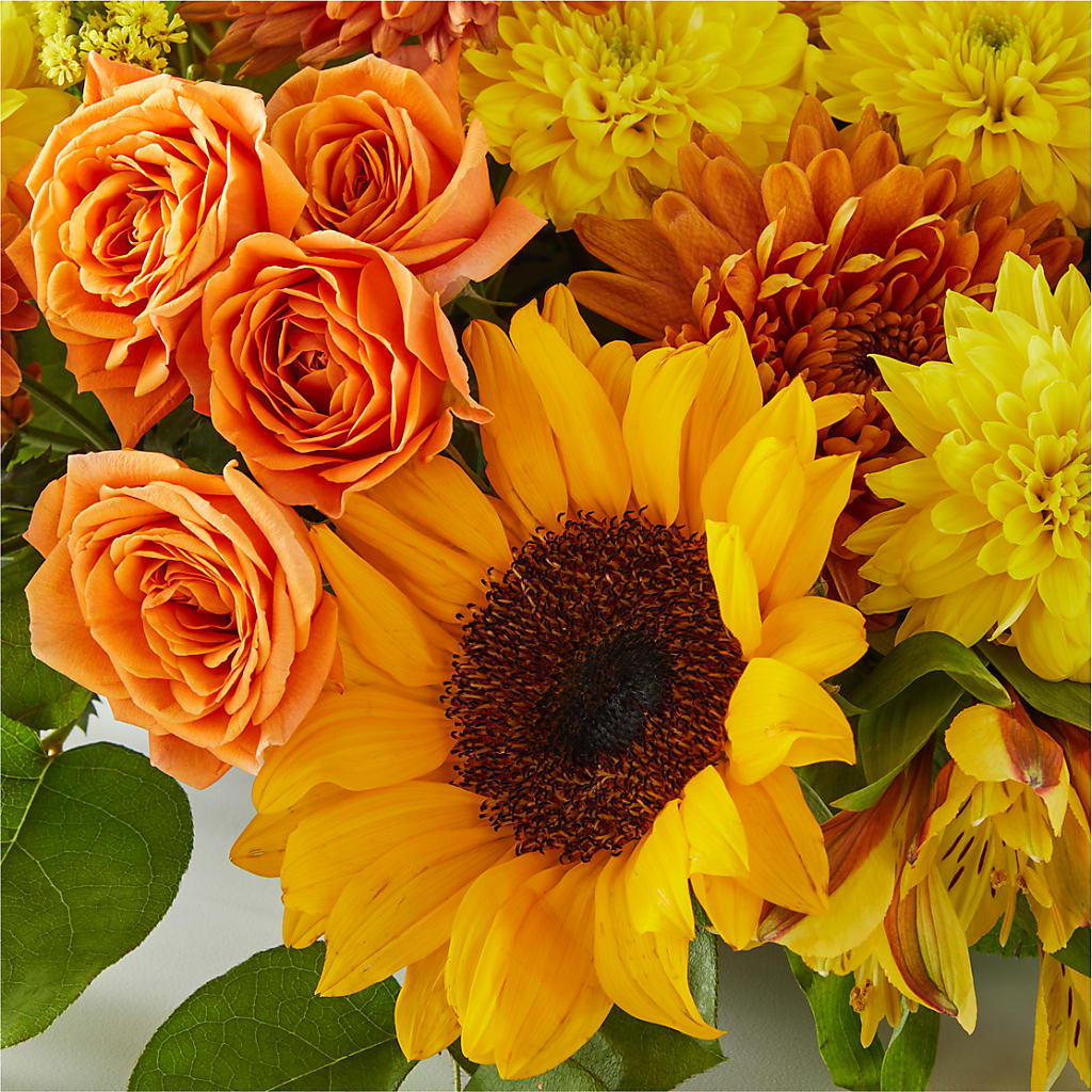 Autumn Harmony Centerpiece –  A Bloom Depot, Pomona CA