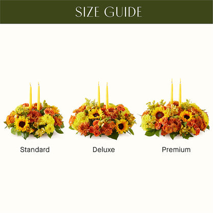 Autumn Harmony Centerpiece –  A Bloom Depot, Pomona CA