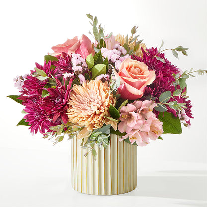 Berry Cobbler Bouquet with Ivory Vase –  A Bloom Depot, Pomona CA