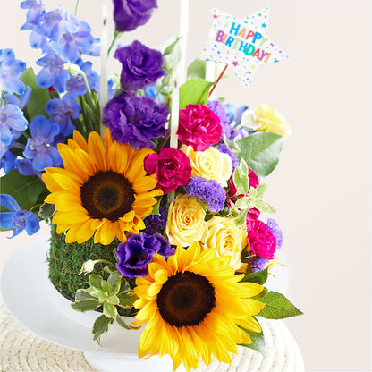 Star of the Day Floral Cake –  A Bloom Depot, Pomona CA