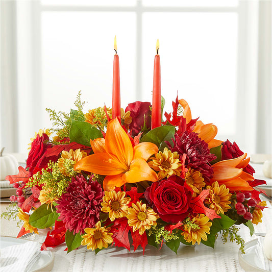 Autumn's Embrace Centerpiece –  A Bloom Depot, Pomona CA