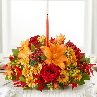 Autumn's Embrace Centerpiece –  A Bloom Depot, Pomona CA