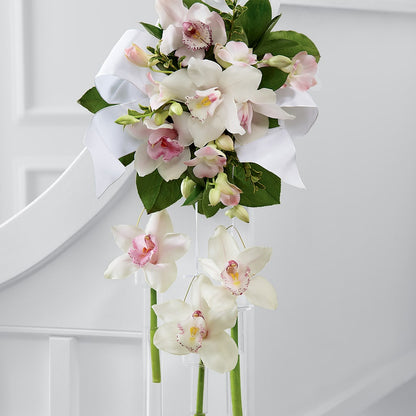Perfect Entrance Pew Arrangement –  A Bloom Depot, Pomona CA