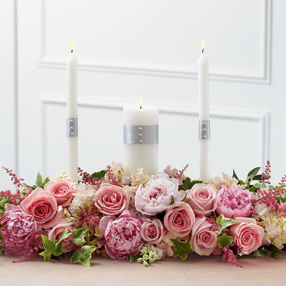 Worldwide Romance Unity Candle Arrangement –  A Bloom Depot, Pomona CA
