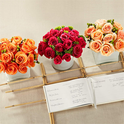 Dawn Rose Centerpiece –  A Bloom Depot, Pomona CA