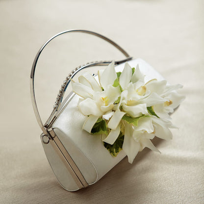 White Purse Decor –  A Bloom Depot, Pomona CA